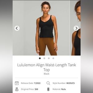Lululemon Align Waist-Length Tank Top